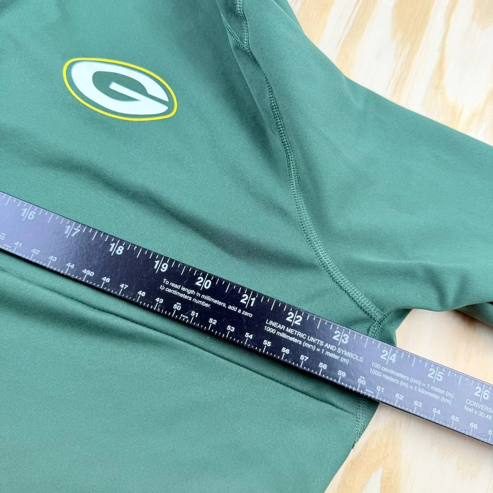 Nike NFL Green Bay Packers Mens XL Dri-FIT Quarter Zip Pullover Green 940735-323